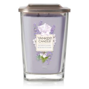 Yankee Candle parfumata lumanare Sea Salt & Lavender pătrata mare 2 fitile