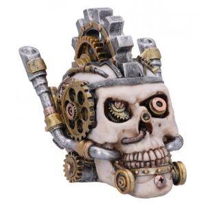 Cutie bijuterii craniu Metal Head 15.5 cm