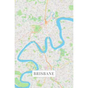 Harta Brisbane color, POSTERS
