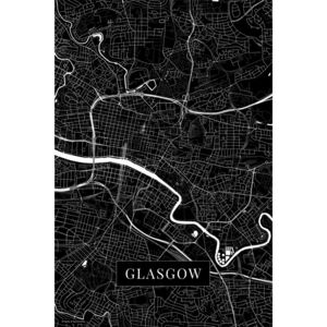 Artă fotografică Glasgow black, POSTERS