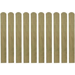 Șipci de gard din lemn tratat, 20 buc., 80 cm, lemn FSC