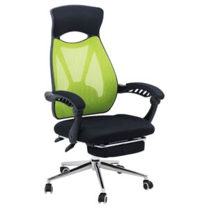 Scaun ergonomic de birou, suporta maxim 110 kg, inaltime 118 cm, verde