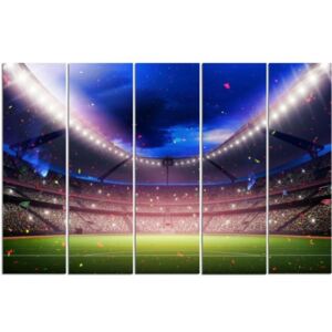 CARO Tablou pe pânză - Football Stadium 100x70 cm
