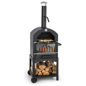 Klarstein PIZZAIOLO PERFETTO, cuptor pentru pizza, 35 x 35 cm, piatră adevărată, oțel masiv, 1,2 mm