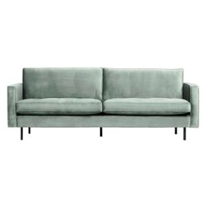 Canapea din catifea verde deschis Rodeo Classic Sofa Mint