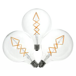 Set 3 becuri LED Bulb Attack BUBBLE Lattice, 6,5 W