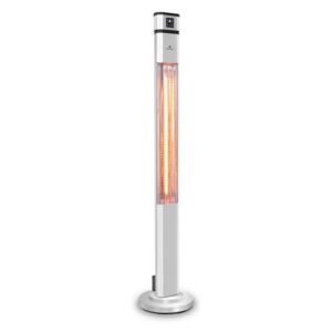 Blumfeldt Heat Guru Plus, încălzitor cu infraroșu, 2000 W, 3 niveluri de încălzire, telecomandă, argintiu