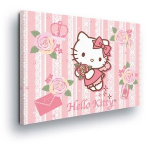 Tablou - Romantic Hello Kitty II 100x75 cm