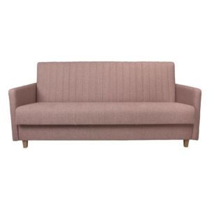 Canapea extensibila cu brate Beira roz