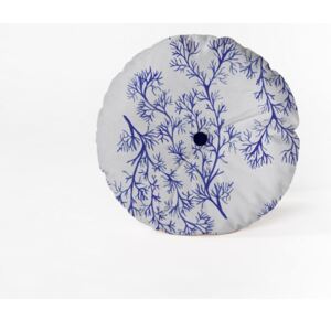 Pernă decorativă rotundă Velvet Atelier Sea, ⌀ 45 cm