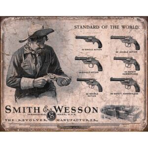 Placă metalică - Smith & Wesson (Revolver Manufacturer)