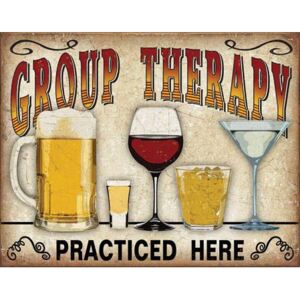 Placă metalică - Group Therapy