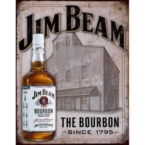 Placă metalică - Jim Beam (The Bourbon)