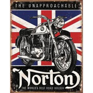 Placă metalică - Norton (Best Roadholder)