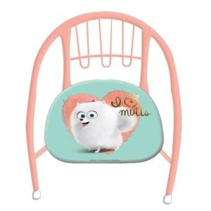 Scaun metalic pentru fetite Pets