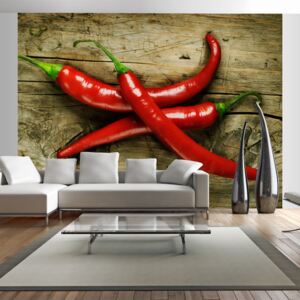 Fototapet - Spicy chili peppers 350x270 cm
