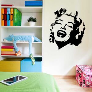 GLIX Marilyn - autocolant de perete Negru 30 x 40 cm