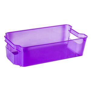 Cutie depozitare tip sertar pentru frigider, violet transparent, Nati