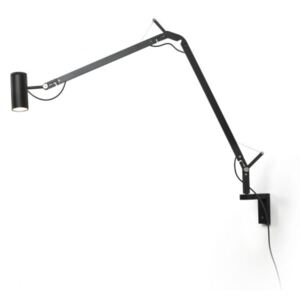 Polo III - Lampă de birou neagră ajustabilă
