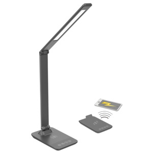 LED Lampă de masă dimmabilă LED/10W/100-240V gri