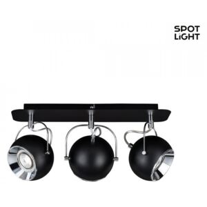 Spotlight Ball I, metal, negru, 42 x 20 x 11 cm, 5w