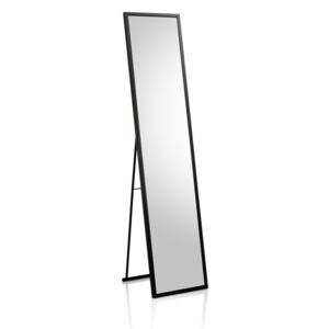 Oglinda de podea MIRA , Metal Sticla, Negru, 34x38.3x150.2