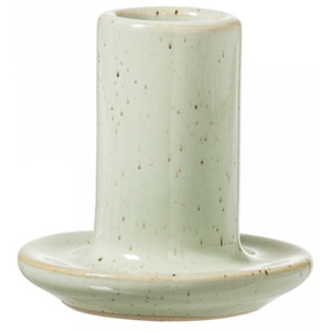 Suport pentru lumanari verde din ceramica 6,5x6,5 cm Bloomingville