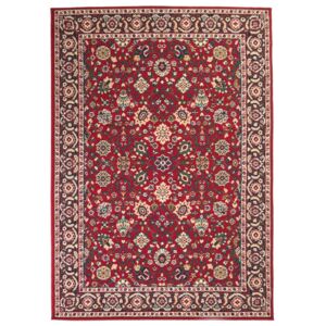 Covor persan, design oriental, 80 x 150 cm roșu/bej