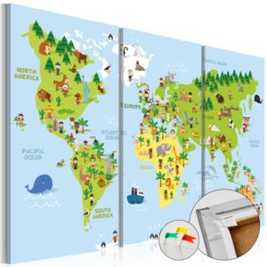 Tablou din plută - Children's World 60x40 cm