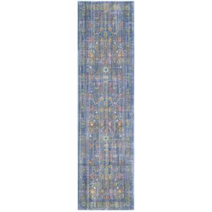 Covor Oriental & Clasic Tatum, Albastru/Multicolor, 68x243