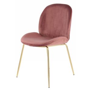 Set 2 scaune tapitate Charlize roz