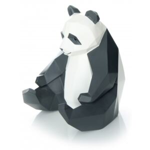 Decoratiune Panda, alb/negru