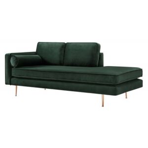 Canapea Estelle verde, 3 locuri, pe stanga
