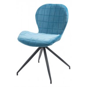Set 2 scaune tapitate rotative Sit&Chairs Light Blue