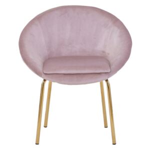 Scaun din catifea Sit&Chairs roz
