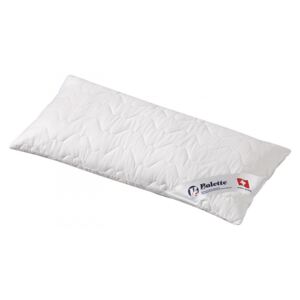 Perna Easy Comfort Satin tesatura/fibre sintetice, alb, 40 x 80 cm