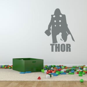GLIX Avengers Thor - autocolant de perete Gri 60x40 cm