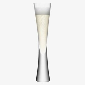 Pahare de șampanie, Moya, 170 ml, transparente, set 2 buc - LSA International