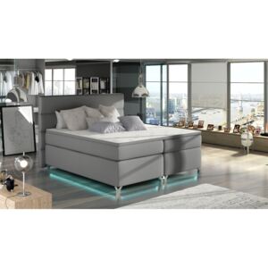 Čalouněná postel BASILIO, včetně LED, 160x200, soft 09