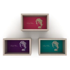 Set 3 Rafturi de Perete - Marilyn Triology