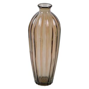 Vază din sticlă reciclată Ego Dekor Etnico, înălțime 28 cm, maro