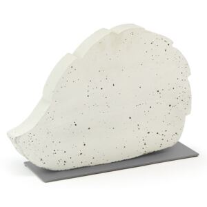 Decorațiune din ciment La Forma Sens Hedgehog, 37 x 25 cm, alb