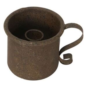 Sfesnic Rusty Mug din metal ruginiu 8 cm