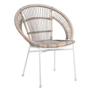 Scaun lounge ratan Chair Natural Way Rattan/Metal | IXIA
