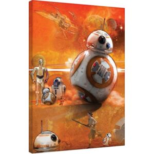 Star Wars Episode VII: The Force Awakens - BB-8 Art Tablou Canvas, (60 x 80 cm)