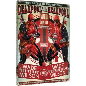 Deadpool - Wade vs Wade Tablou Canvas, (60 x 80 cm)