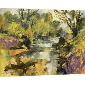 Chris Forsey - Riverside in April Tablou Canvas, (80 x 60 cm)