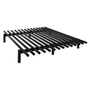 Cadru pat din lemn de pin Karup Pace, 140 x 200 cm, negru