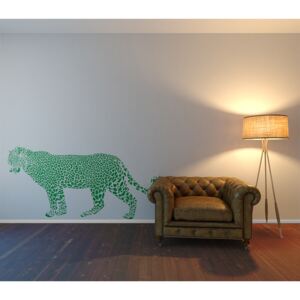 GLIX Cheetah - autocolant de perete Verde deschis 100 x 50 cm