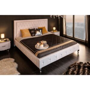 Cadru pat dormitor alb 180x200cm Extravagancia Bed White